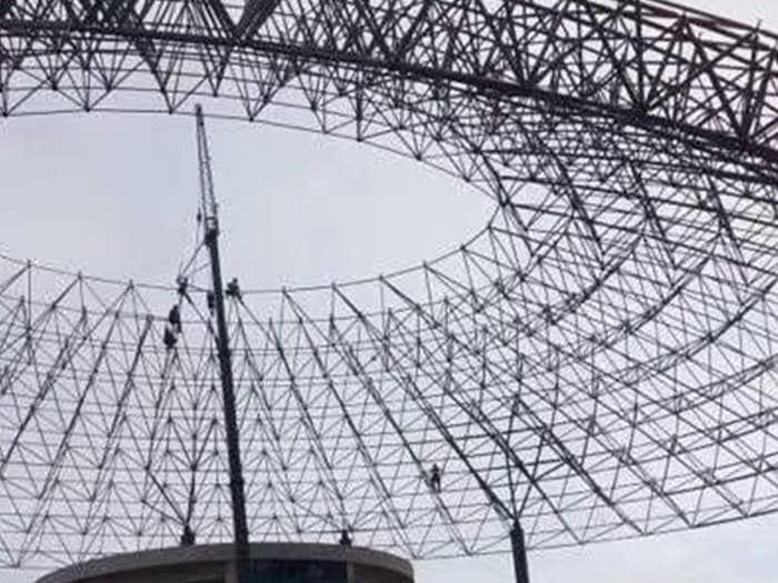 黄骅篮球馆球形网架厂家价格
